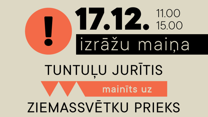 Mainītas 17. decembra izrādes
