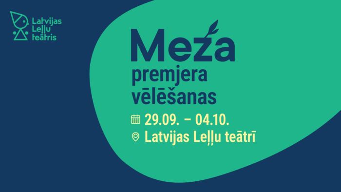 Meža premjera vēlēšanas Latvijas Leļļu teātrī!